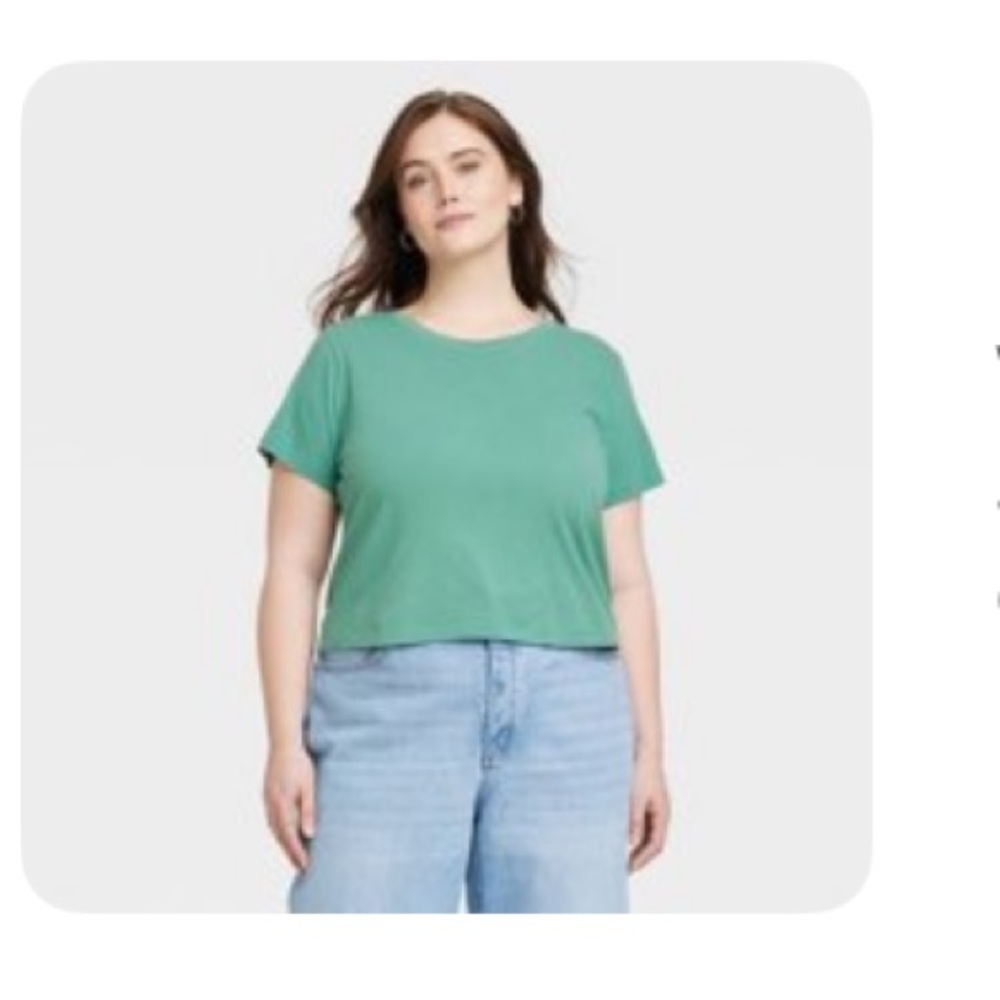 Target Shrunken Short Sleeve T-Shirt